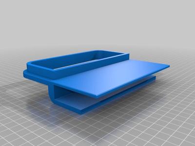 Desk attached trash bag holder