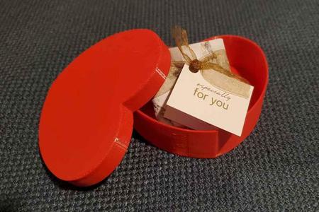 Big heart gift jewel box