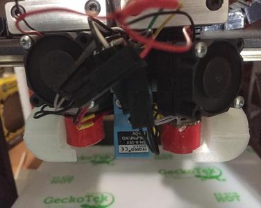 Printrbot Metal Plus Dual Extruder Blower Fans