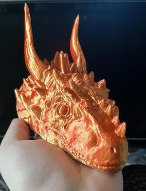 Dragon Head Decoration Long Horn