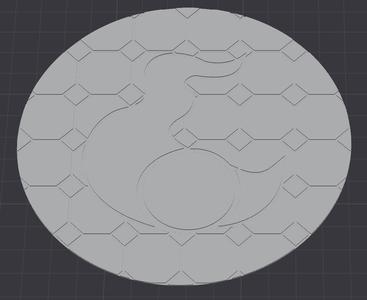 God of Change Marble topper for 130mm base