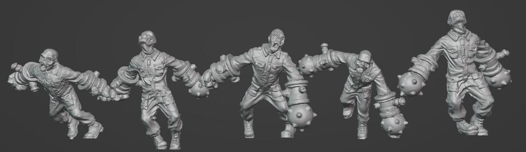 Dust 1947 - Axis - BLUTKREUZ KORPS ZOMBIE SQUAD Proxy
