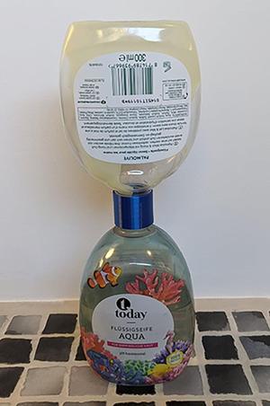 Soap/Lotion Dispenser Coupling