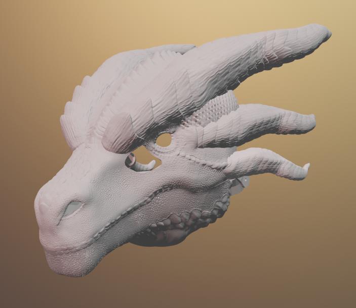 King Ghidorah mask