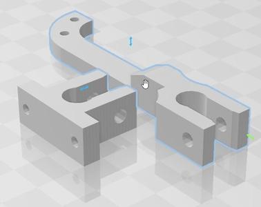 Reprap AtomX - Split ENDSTOP Mount Files