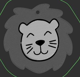 Lion keychain