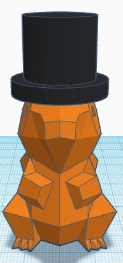 Top Hat Low Poly Cindiquil