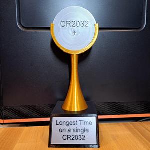 CR2032 Trophy