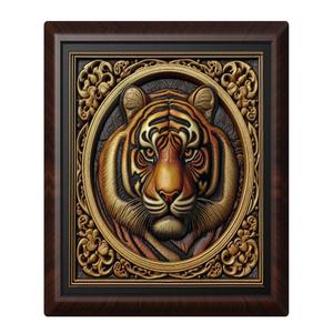 Tiger animal wall art relief wall decor