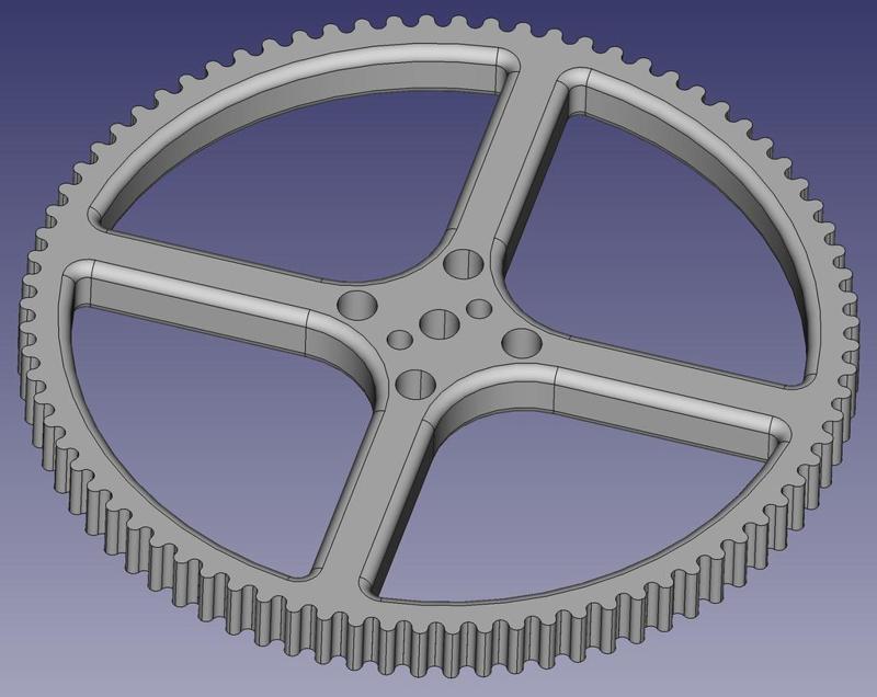 big knex gear (130mm 80 teeth)
