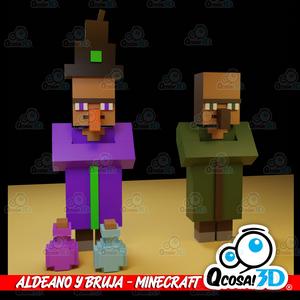 VILLAGER AND WITCH - MINECRAFT