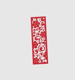 BookMark Flowers and Leaf