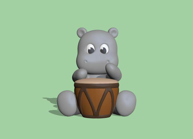Hippo Drum