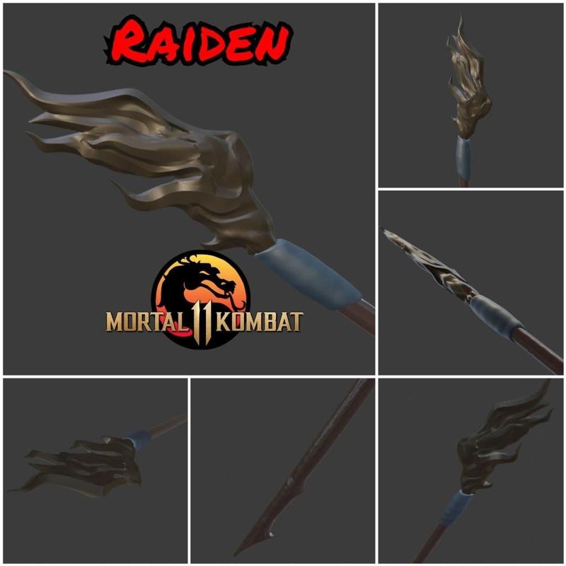 Raiden staff from Mortal Kombat 11 V2