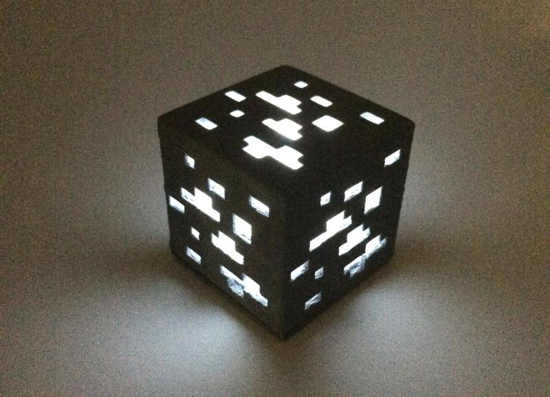 Mini Switch Lamp - Mine Craft Cube
