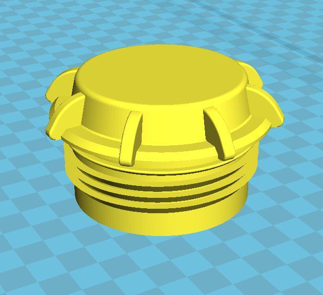 Cap for pop up sprinkler