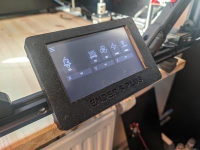 Ender 5 Plus stock screen relocator