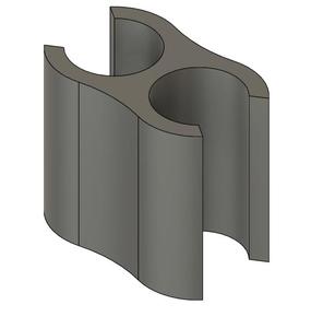 Bike cable clip (internal 5mm)