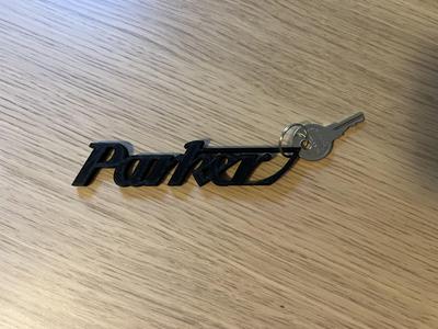 Parker Boats Logo Keychain