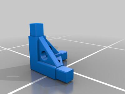 printer enclosure corner braces