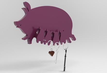 PIGGY KEY HANGER