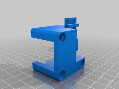 Ender 3 X axis End - stop mount - Flush and works with microswiss direct drive