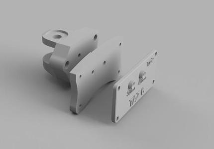 Taz 6 style Externally Accessable Y axis belt tensioner (Metric version)