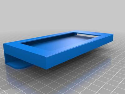 Smartphone display hanging clip case