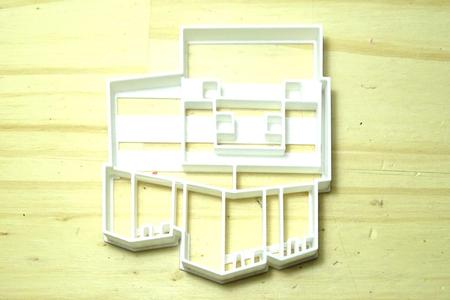 cookie cutter minecraft pig cookie cutter