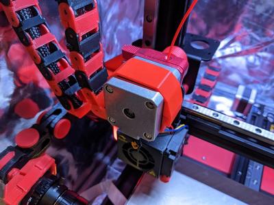 Parts to wrap around the stepper motor