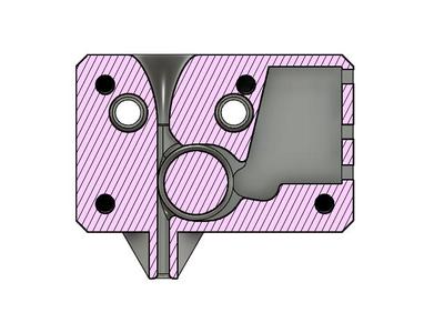 A8 Filament runout sensor & guide - direct mount