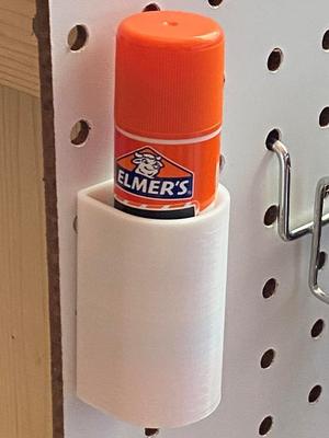 Pegboard Glue Stick Holder