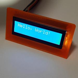 LCD holder 16x2 