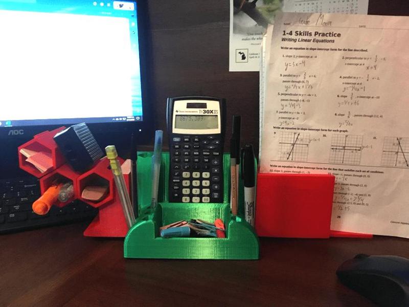 Modular Student Desk Organizer