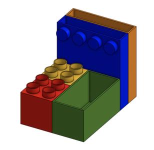 Lego Desk Organizer