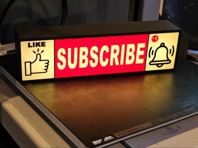 Like & Subscribe Lightbox