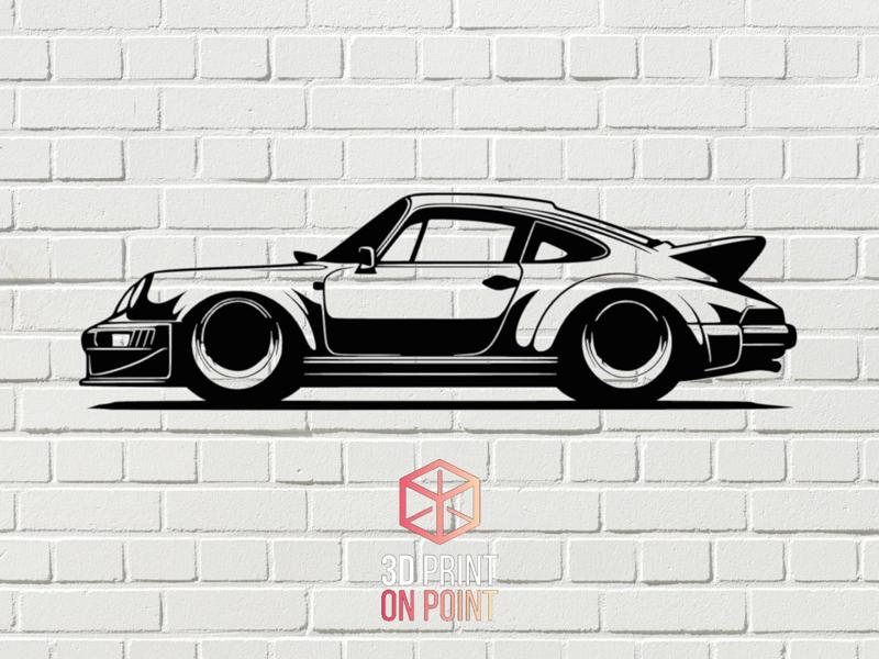 PORSCHE 911 VINTAGE 1963 - 2D WALL ART