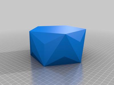 Triakis Icosahedron Shape Container