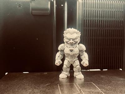 Scary robotic Joker