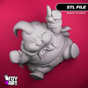 Majin Boo Chibi STL - Dragon Ball Fanart for 3D Print