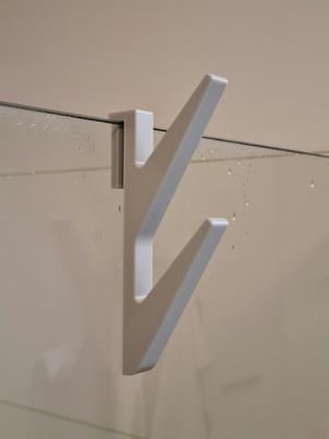 Shower hook for glass cubicles 5/6/7/8/10 mm (parametric)