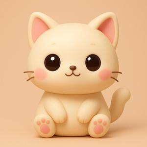Kawaii Cat 3D Print STL