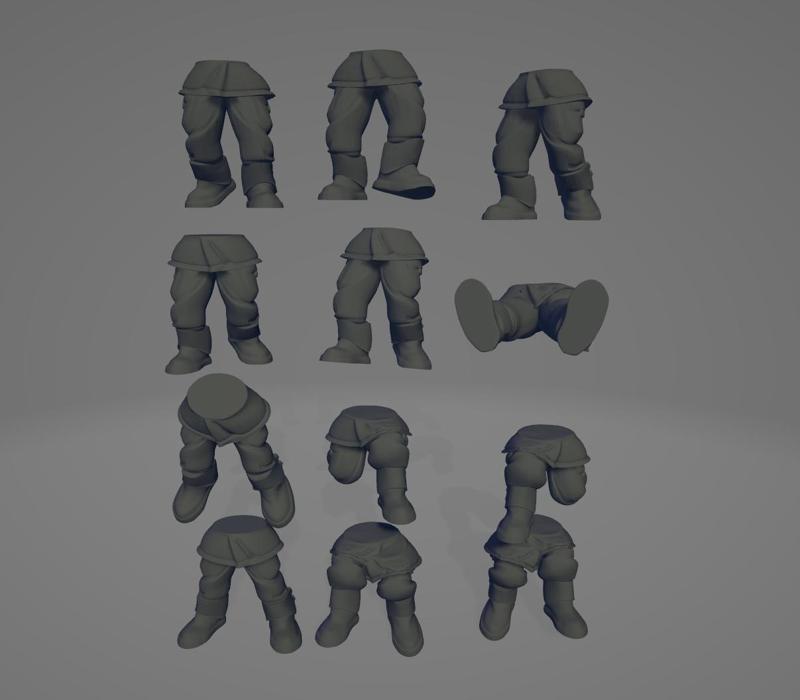 Angry Spaceguards Legs