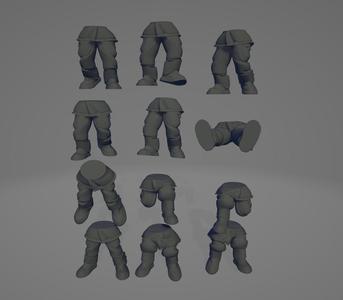 Angry Spaceguards Legs