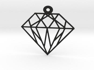 Diamond Geometric Pendant