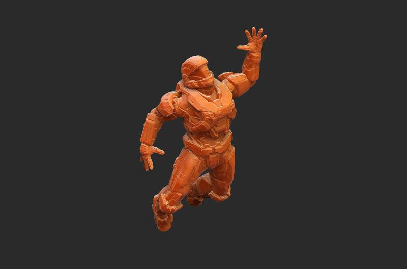 Example Spartan Halo Reach Miniature STL