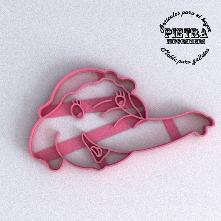 FONDANT COOKIE CUTTER LADY DUMBO DISNEY