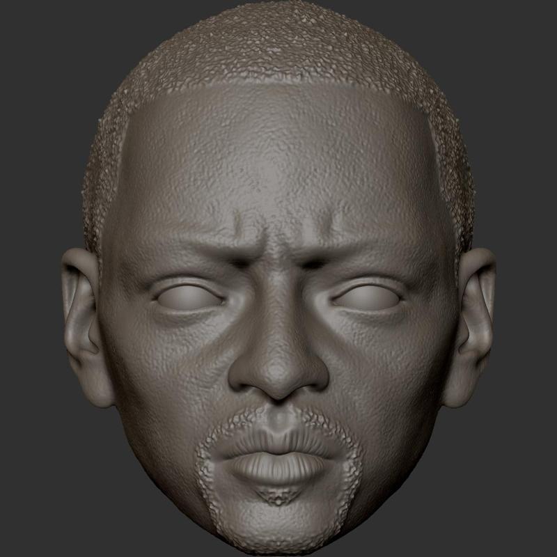 Anthony Mackie Captain America Brave New World action figure head