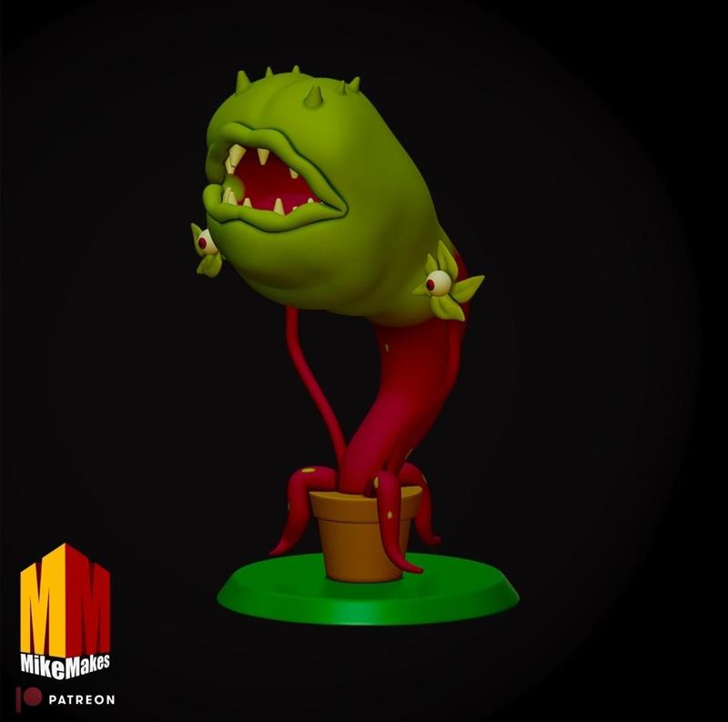 Frank The Plant 3D Model | Harley Quinn Animated Series 3D Print