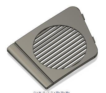 Peugeot Partner front console speaker cover